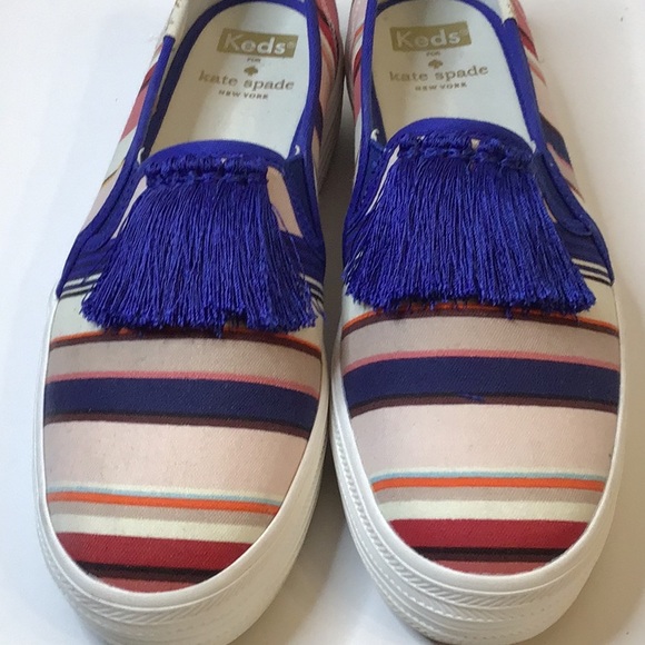 KEDS BY KATE SPADE MULTI COLOR PLATFORM LOAFERS SHOES SZ 7.5 - Picture 6 of 13